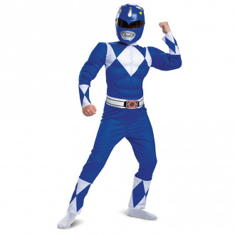 Disfraz Power Ranger Niño Azul