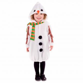 Disfraz Muñeco de Nieve Niñas y Niños