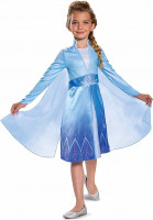 Disfraz Elsa Frozen Niña Traje de Viaje Clásico
