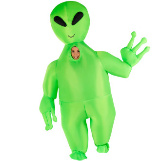 Disfraz De Alien Gigante Hinchable Para Niños