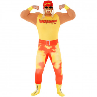 Disfraz de Lucha Libre Hulk Hogan WWE Para Hombre