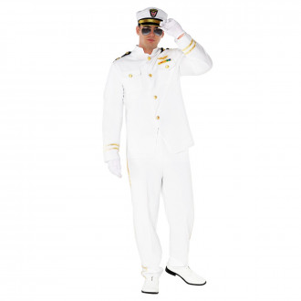Mens White Officer Suit Costume