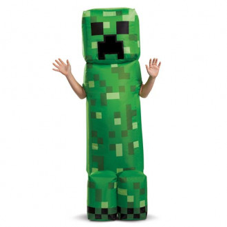 Disfraz de Creeper Hinchable de Minecraft Para Niños