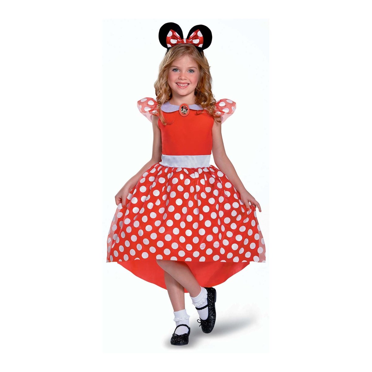 Disfraz Minnie Mouse Niña Rojo Clásico