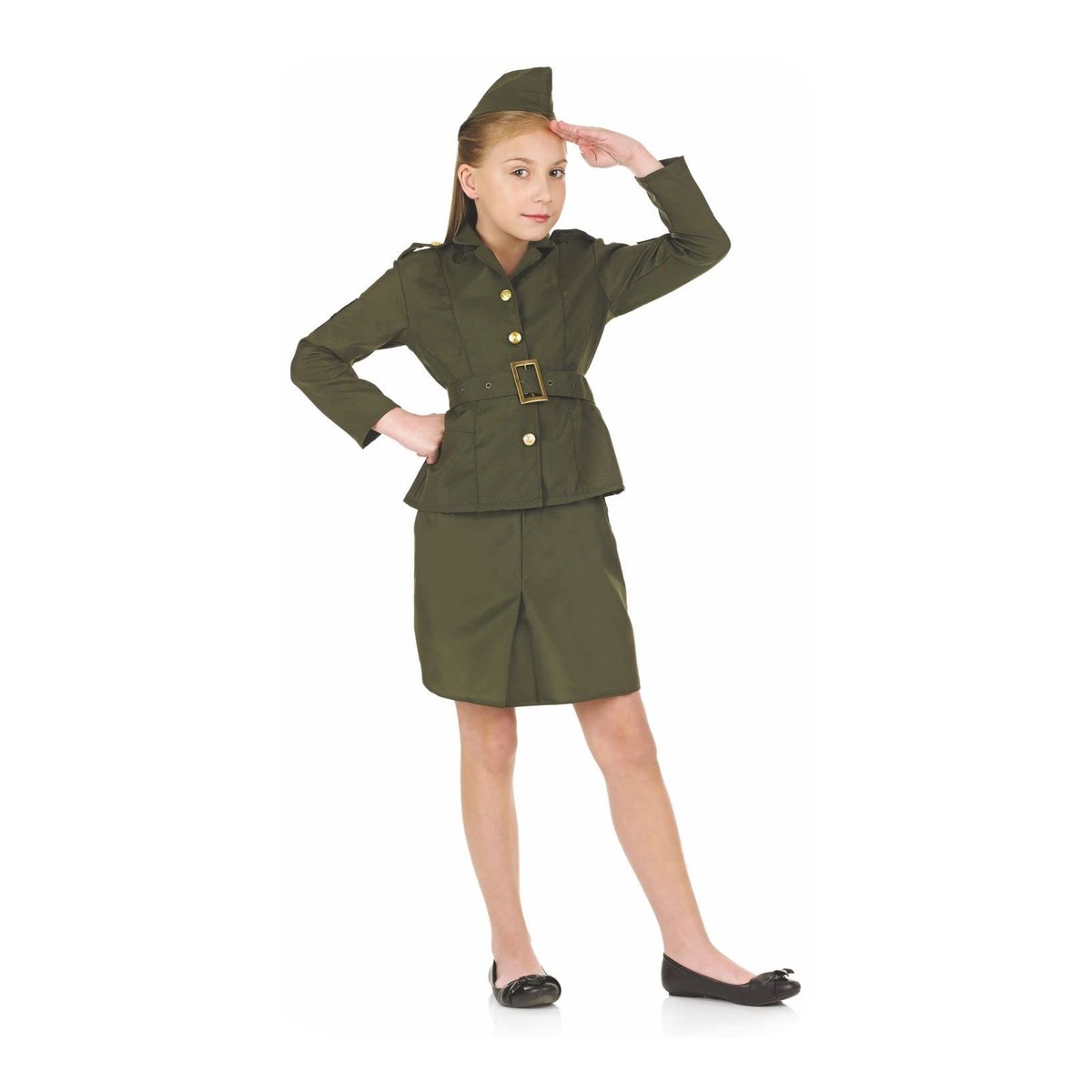 Disfraz De Chica Del Ejército Infantil