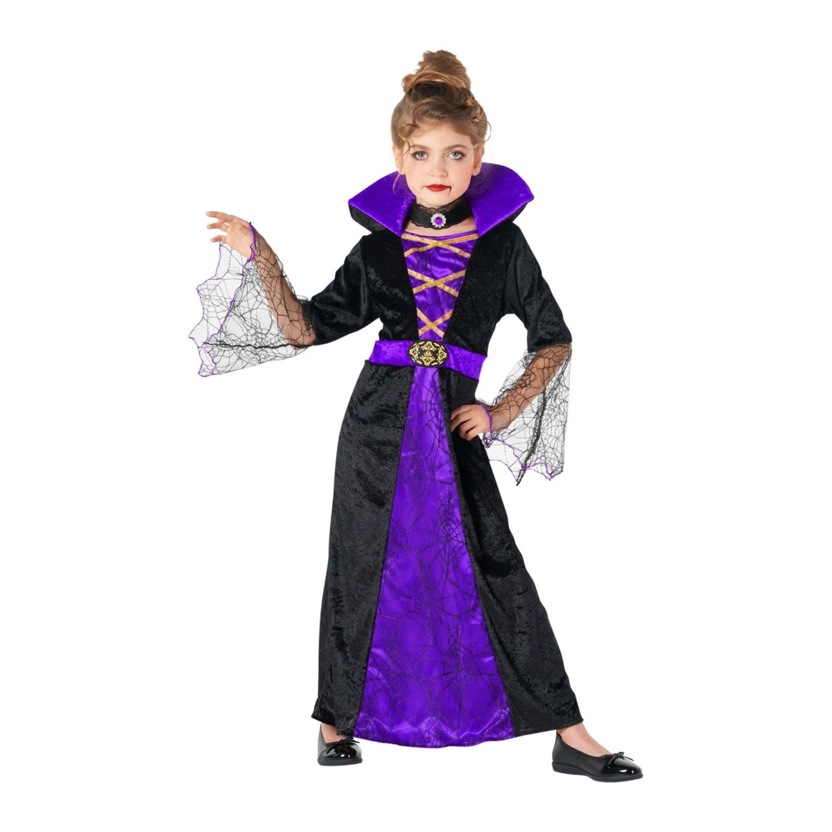 Disfraz De Vampiro Infantil Morado