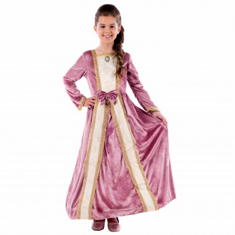 Disfraz Medieval Niña Princesa de Época Tudor