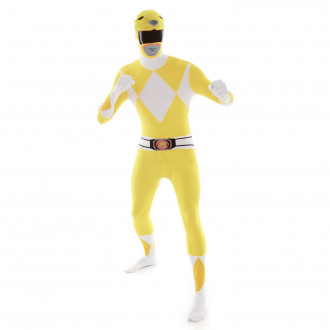 Disfraz Power Ranger Adulto Amarillo