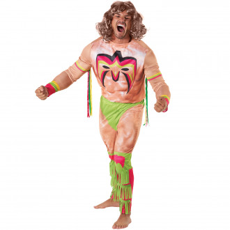 Disfraz de Lucha Libre Ultimate Warrior WWE Adulto