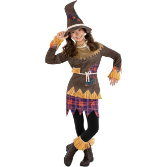 Vestido De Espantapájaros Aterrador Para Niños