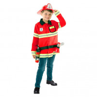 Disfraz de bombero rojo para niños