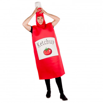 Disfraz Tomate Ketchup Adulto