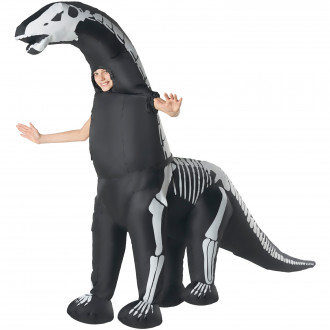 Disfraz Dinosaurio Hinchable Niño Diplodocus Esqueleto