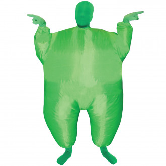 Disfraz de Morphsuit Gigante Verde para Niños