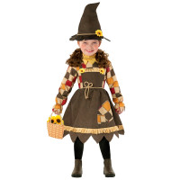 Vestido de espantapájaros aterrador para niños pequeños
