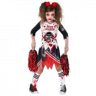 Disfraz de animadora zombie para niños