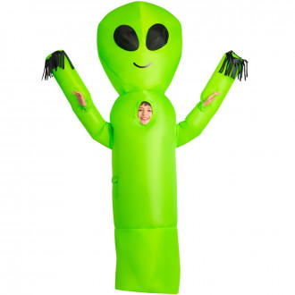 Disfraz de alienígena con brazos ondulantes para niños