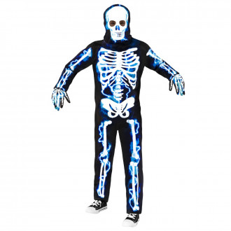 Disfraz de esqueleto eléctrico para niños