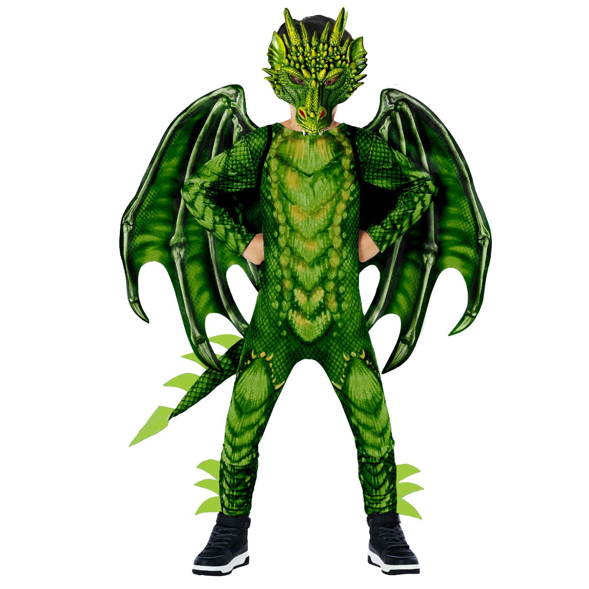 Disfraz De Dragón Infantil Verde