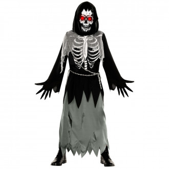 Disfraz de Reaper que brilla en la oscuridad para niños