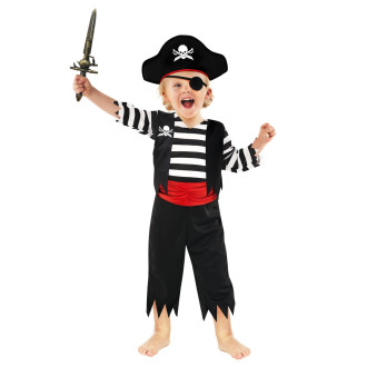 Disfraz De Capitán Pirata Para Niños Pequeños