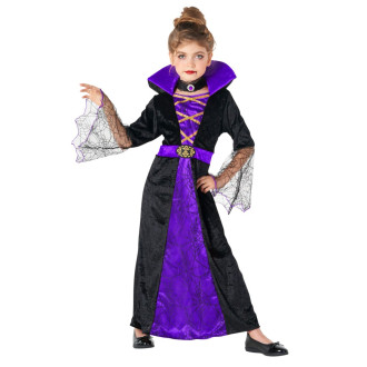 Disfraz De Vampiro Infantil Morado