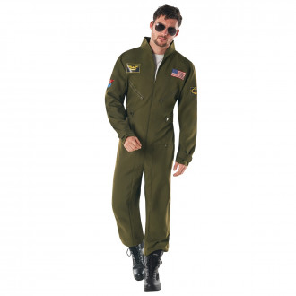 Disfraz de piloto de los años 80 para hombres