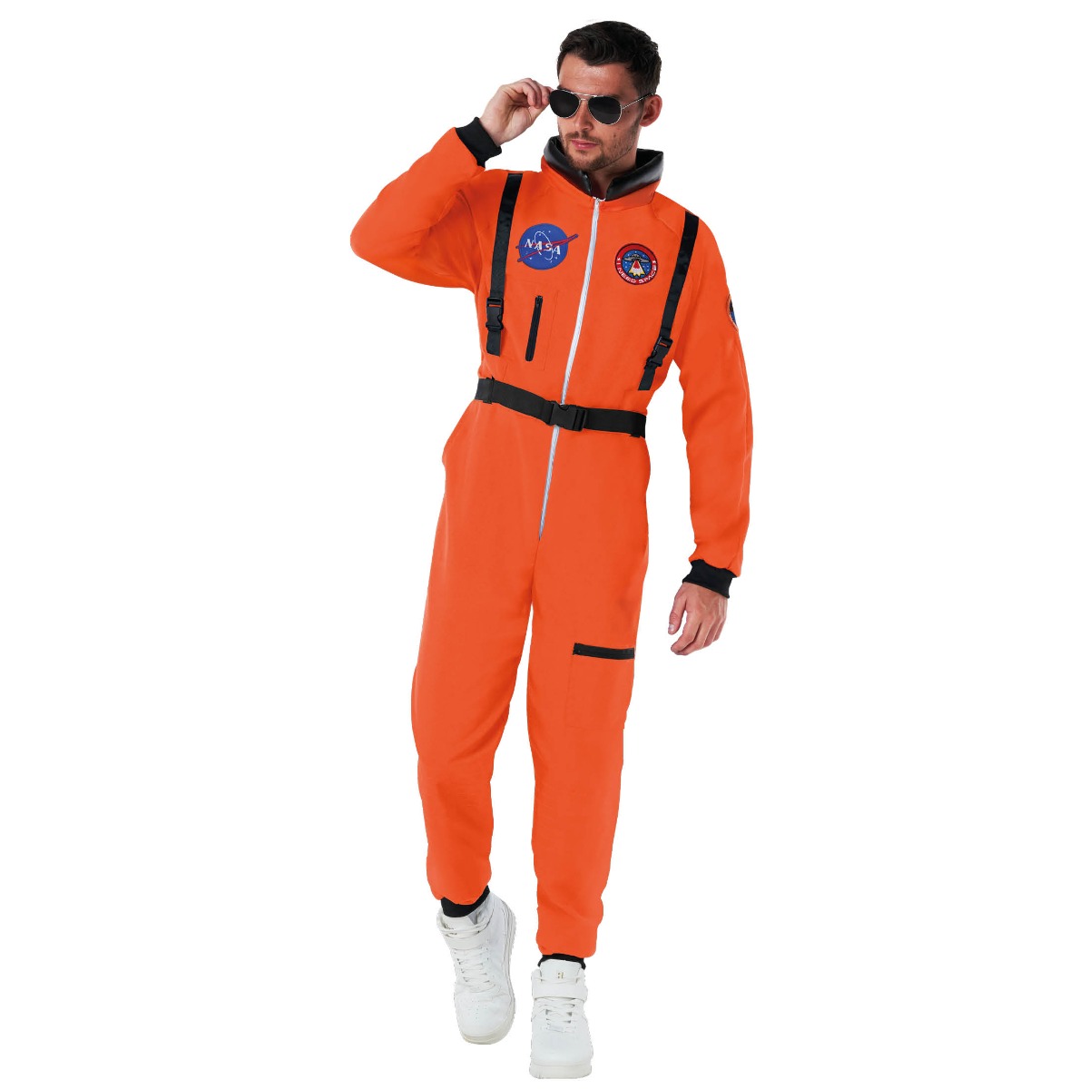 Disfraz De Astronauta Naranja Para Hombre