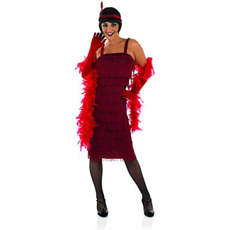 Womens Red Flapper Girl Costume